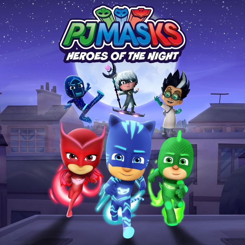 PJ Masks: Heroes of the Night box art for Playstation 4
